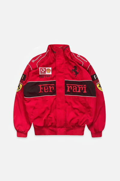 Ferrari F1 Jacket - Vintage Racing Jacket - Red Racing Edition