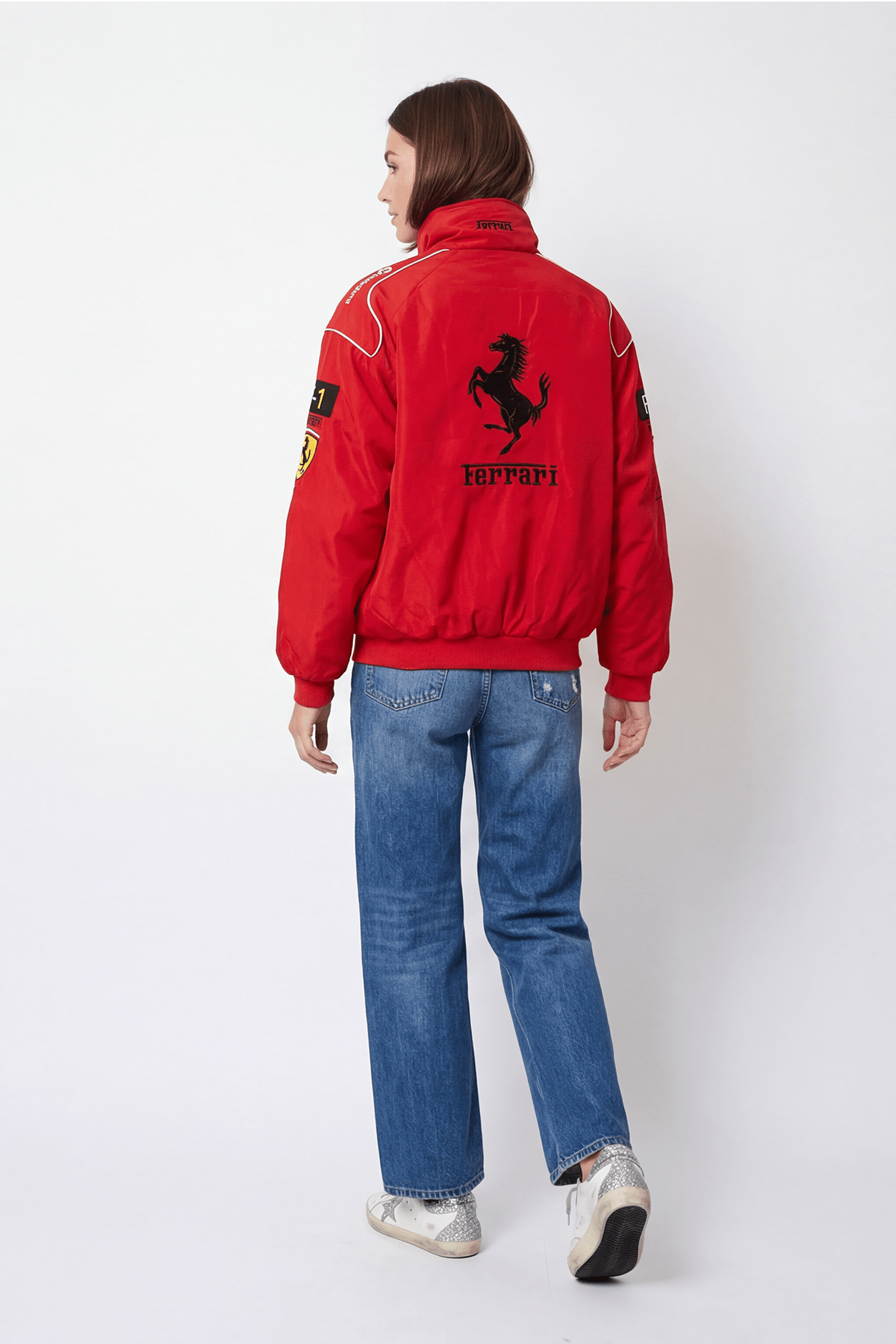 Ferrari F1 Jacket - Vintage Racing Jacket - Red Racing Edition – J4R