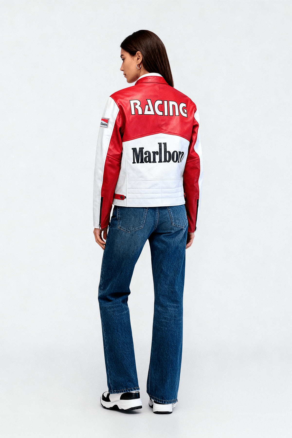 Marlboro Leather Jacket - Racing Leather Jacket - Classic Edition