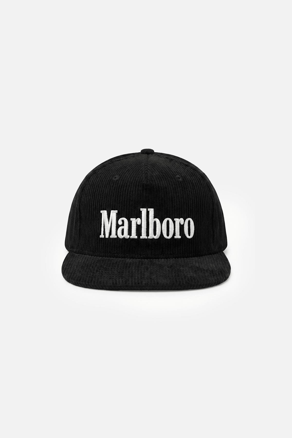 80s USA製Marlboro Racing キャップ 黒 コーデュロイ Marlboro Vintage Corduroy Cap Black | Adjustable Racing Hat