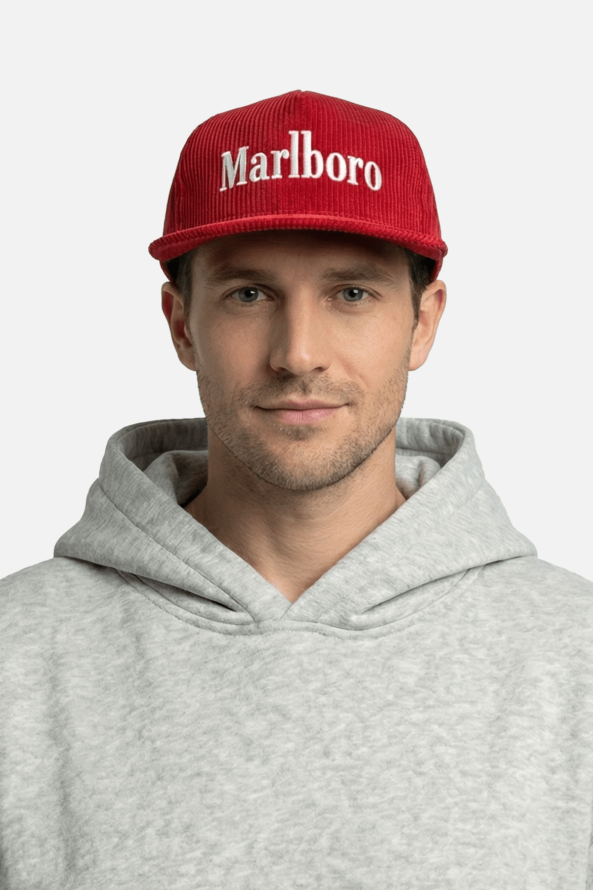 Marlboro Vintage Corduroy Cap Red | Adjustable Racing Hat