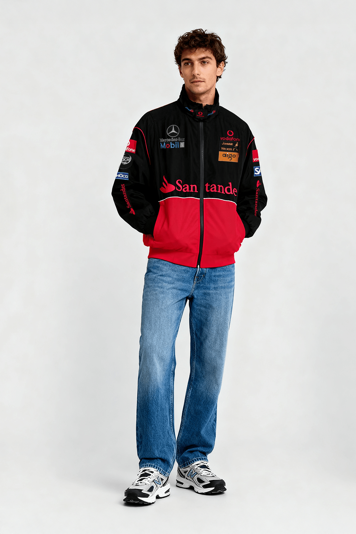 Mclaren Jacket - Mercedes Benz Jacket - Vintage Racing Jacket Mclaren Jacket - Mercedes Benz Jacket - Vintage Racing Jacket