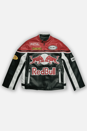 Red Bull Racing Leather Jacket - Jackets4racing