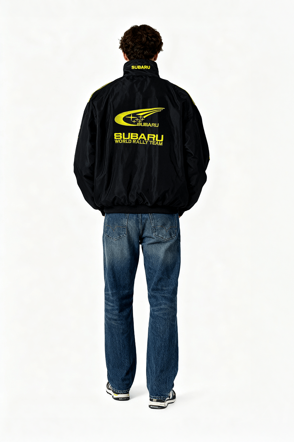 Subaru Rally Jacket - Vintage Racing Jacket - Black Rally Edition