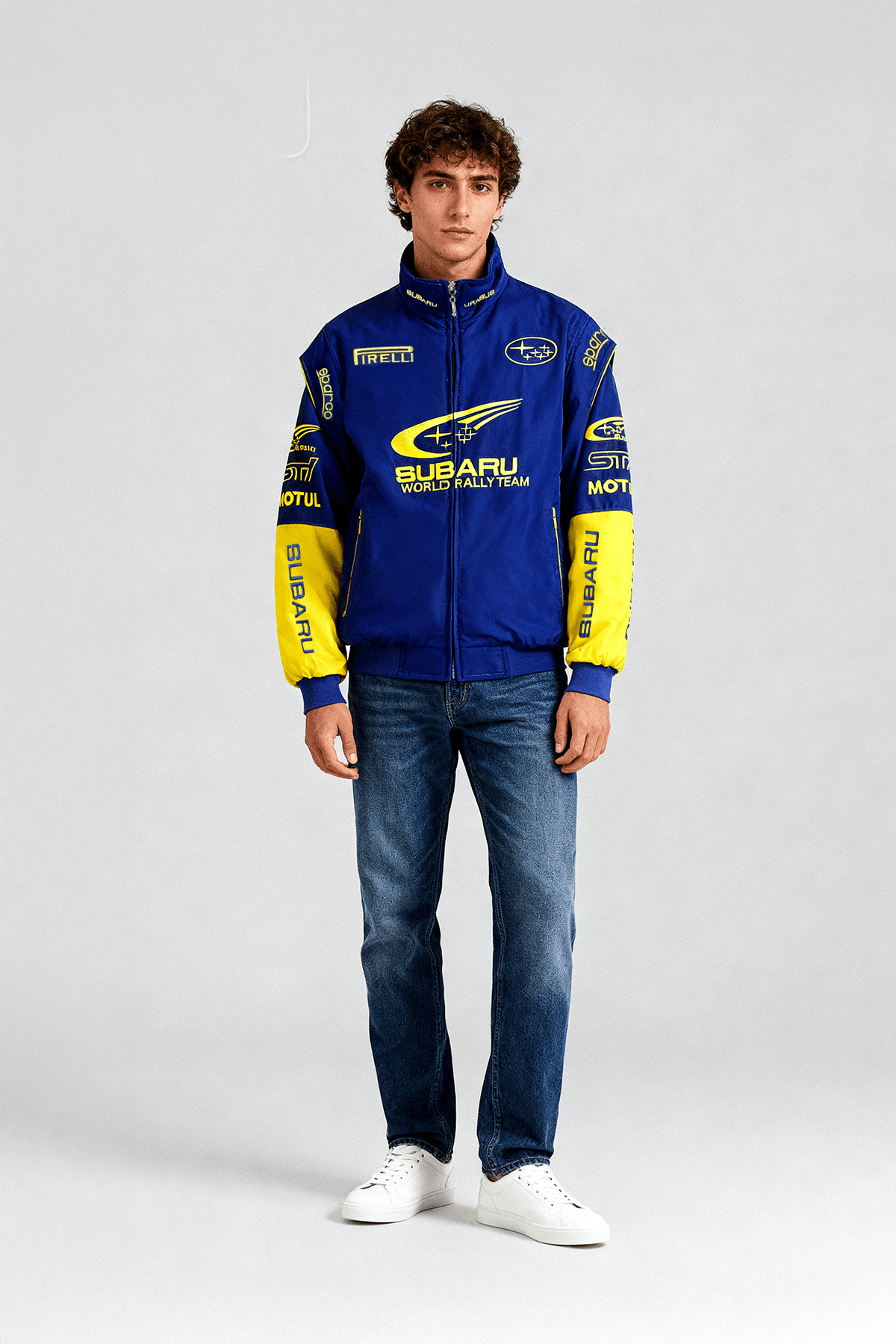 Subaru Rally Jacket - Vintage Racing Jacket - Blue Rally Edition – J4R