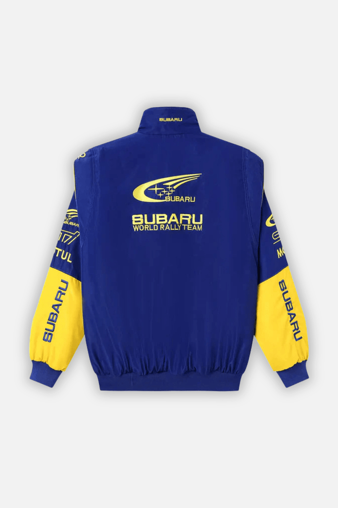 Subaru Rally Vintage Racing Jacket - Blue Edition - Jackets4racing