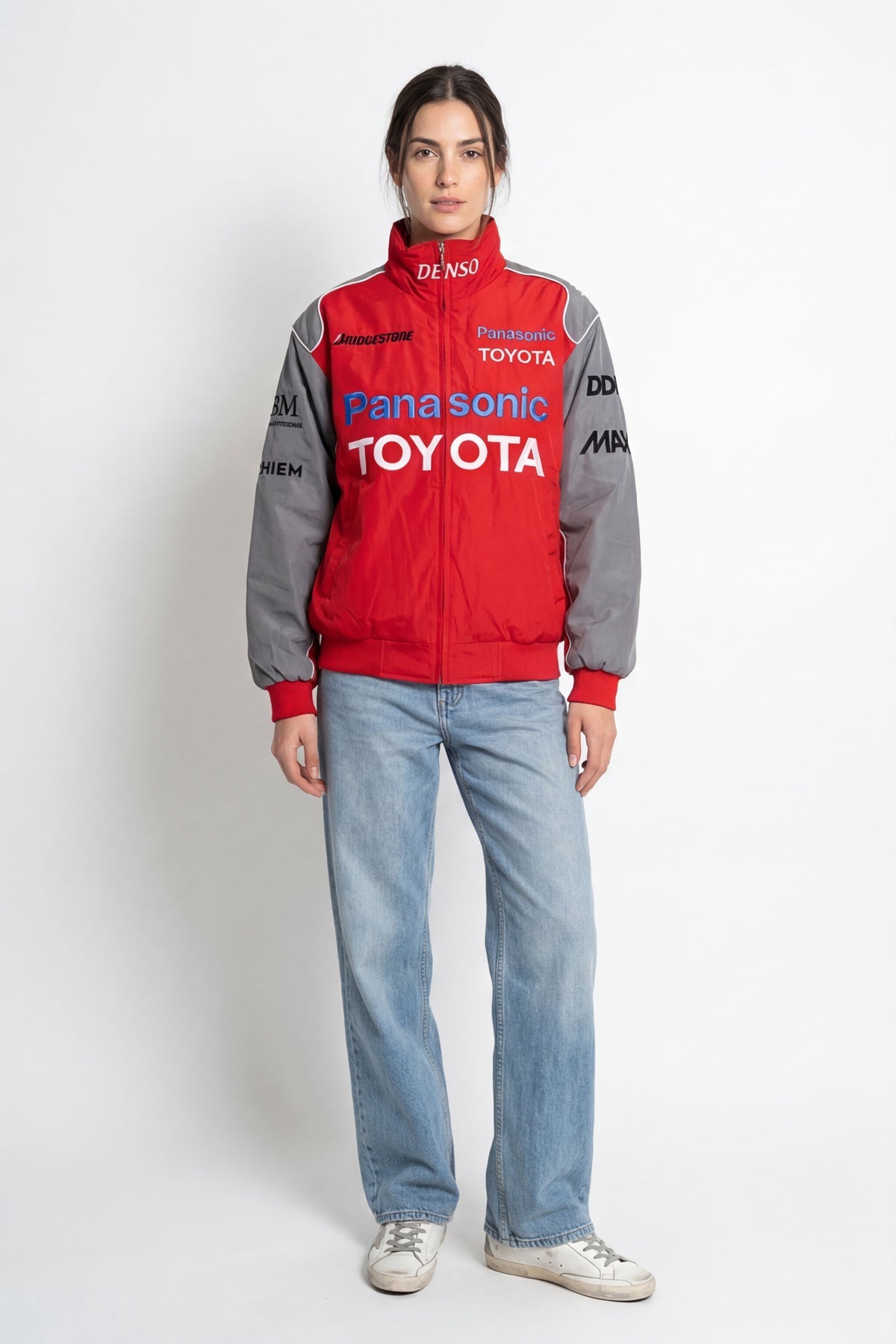 Toyota F1 Jacket - Vintage Racing Jacket - Grey Racing Edition