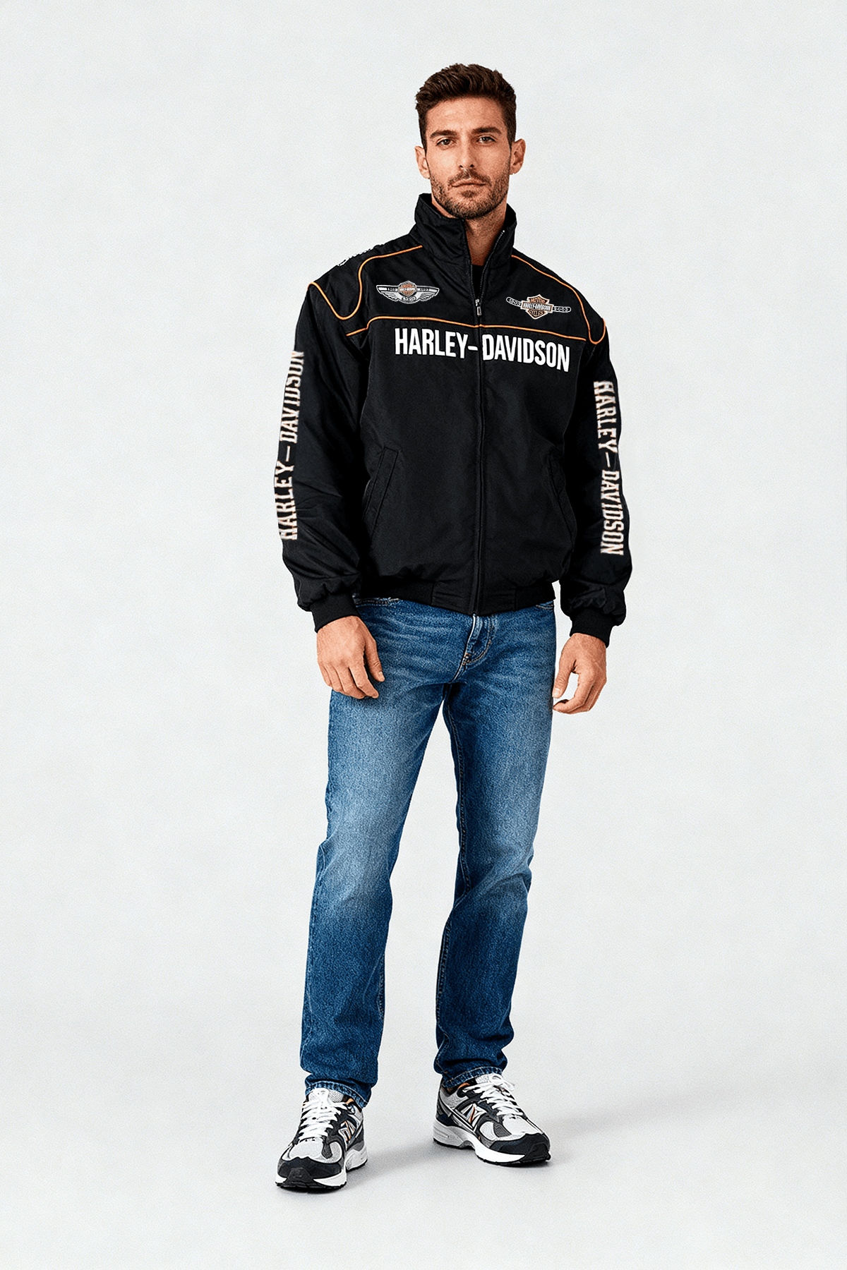 Harley Davidson Jacket - Vintage Racing Jacket - Anniversary